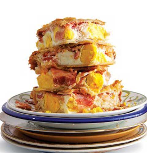 Recipe for Bacon and Egg Pie