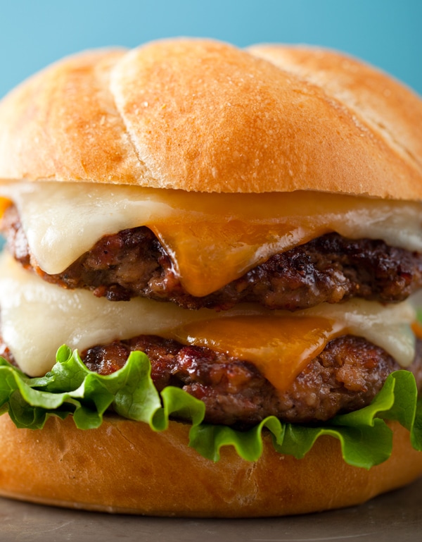 Recipe for Double Bacon and Beef Burger