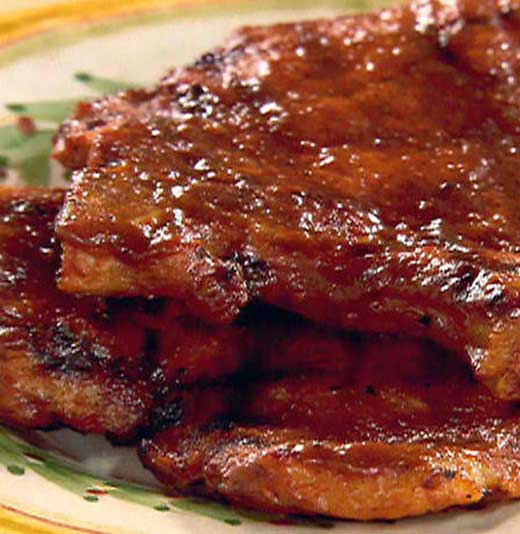 Sweet and Spicy Pork Chops