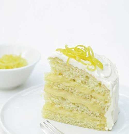 Recipe for Iced Lemon Curd Layer Cake