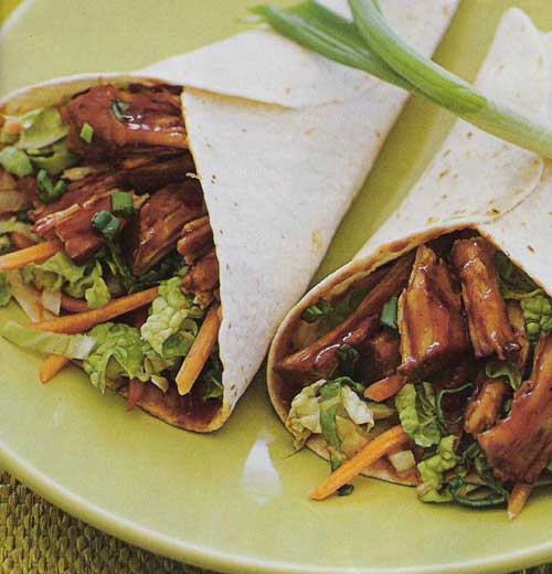 Recipe for Moo Shu Pork Wraps