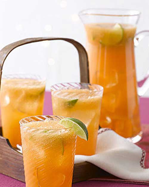 Recipe for Cantaloupe Quenchers - Wouldn’t you love to have this waiting for you when you get done doing all that yard work!