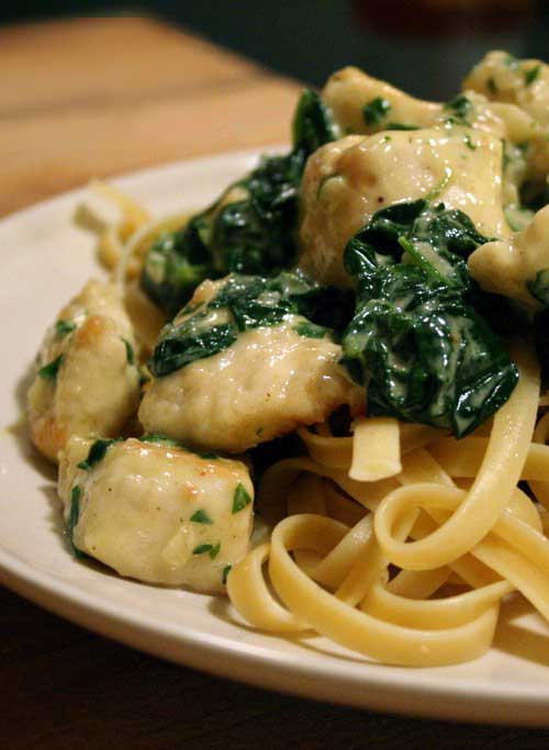This is one excellent Chicken Florentine dish that is highly recommended. It is not hard to do and consists of 5 simple steps.