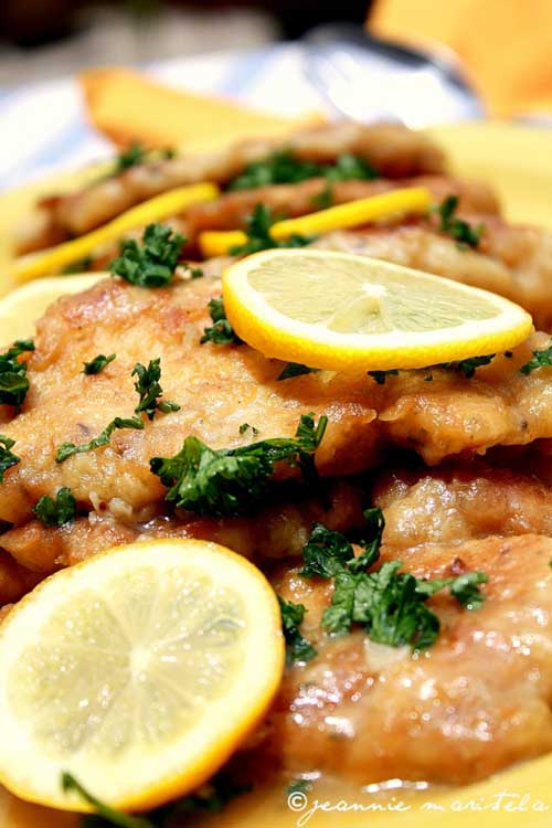 I LOVE chicken piccata, but Im often disappointed with recipes I try at home. This one is the exception! Pan-fried chicken breast medallions get a light, fresh lemon-butter sauce with capers and parsley.