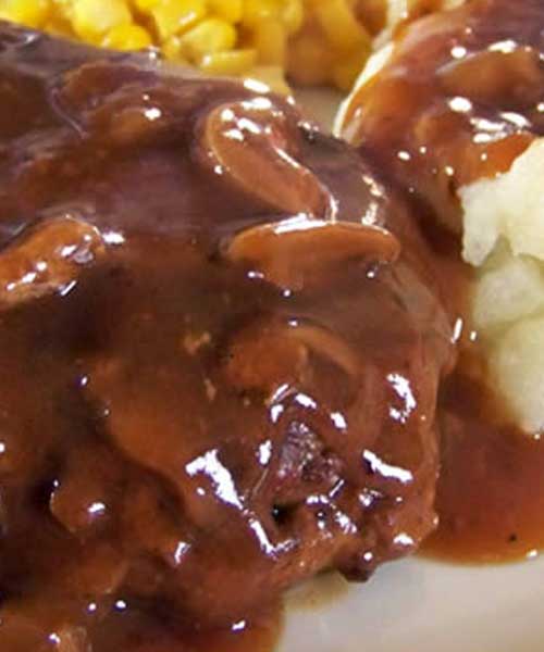 This Salisbury Steak recipe has been in my family for years. It’s easy to cook, but tastes like it took hours to make! I usually make enough extra sauce to pour over mashed potatoes. YUM!