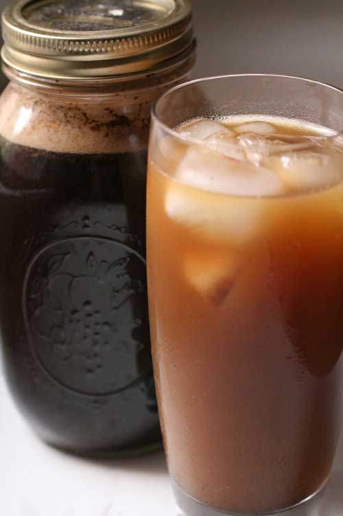 On a summer weekend morning, there's no better way to drink coffee than this Cold-Brewed Iced Coffee. No need to brew hot coffee and then chill it. None of the bitterness that iced coffee can sometimes produce.