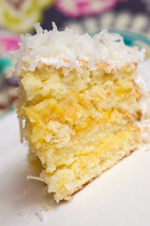 The citrusy note of this Lemon-Coconut Cake, along with it's perfect texture...I am starting to drool just thinking about it!