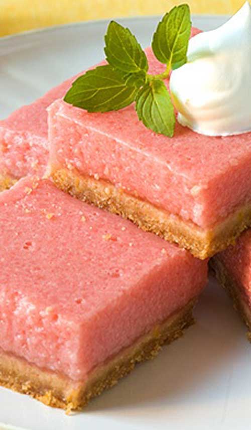 Watermelon and lemon give you the perfect taste of summer in these refreshing, summery, Mouth-Watering Watermelon Bars.