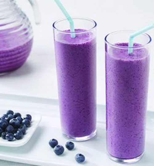 Bursting with flavor and a terrific choice for breakfast or a snack; this Blueberry-Pomegranate Smoothie is also a great way to get the antioxidants your body needs each day.