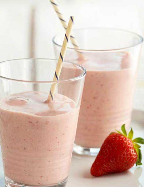 This Protein Packed Strawberry Banana Smoothie is scrumptious and satisfying...and let's not forget healthy.