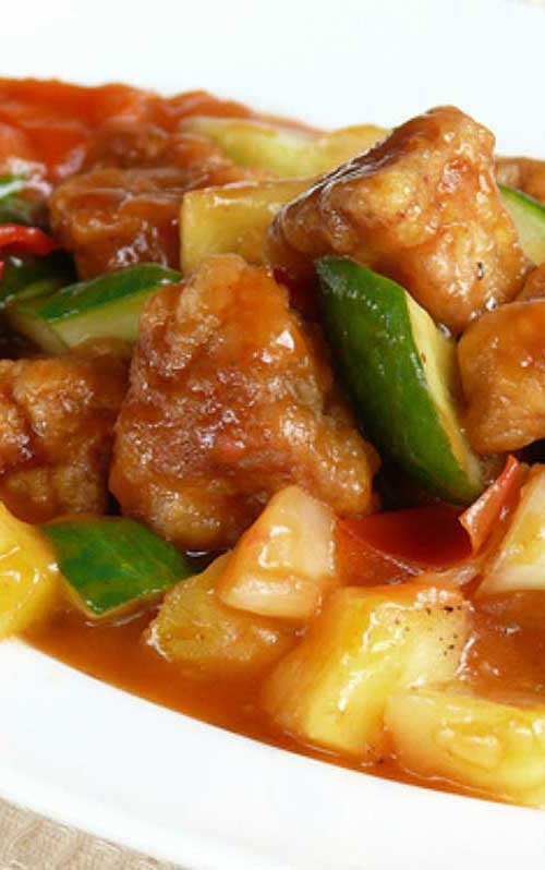 Sweet and sour pork is one delicious dish, and my sons tell me this dish tasted just like the one at the restaurants.
