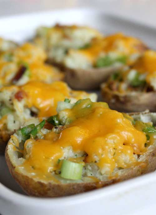 These Twice Baked Potatoes are one of the dishes I make most often for company and they never disappoint - and are always gone by the end of the night.