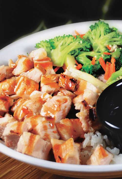 Recipe for Hawaiian Chicken Rice Bowls - This chicken recipe reminds me of my last trip to Hawaii. When my family started making the yummy noises, I knew I had a winner.