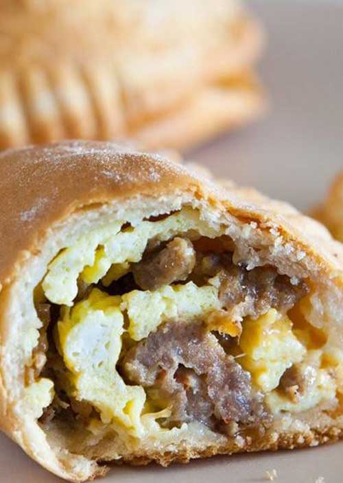 Sausage Egg and Cheese Mini Hand Pies