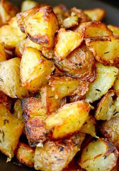 These Ultra-Crispy Roast Potatoes are the ultimate side dish and perfect with any meal!