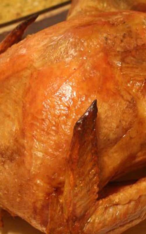 Roasted Dry-Brined Turkey with Pan Gravy