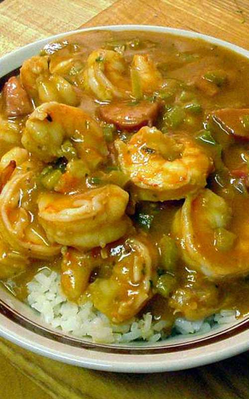 This Slow Cooker Gumbo recipe has all the flavor of a traditional gumbo but none of the tedious steps or hard-to-find spices.
