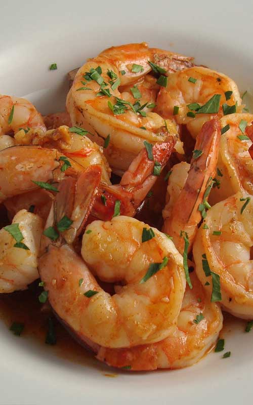 I have no idea why they call it BBQ shrimp but I don't care. It's freakin good, it's super easy to prepare, and makes a great appetizer!