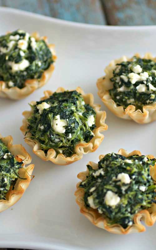 This Easy Mini Spanakopita makes for the easiest and most perfect appetizer for your next gathering, party, or as game-day eats for the Big Game!