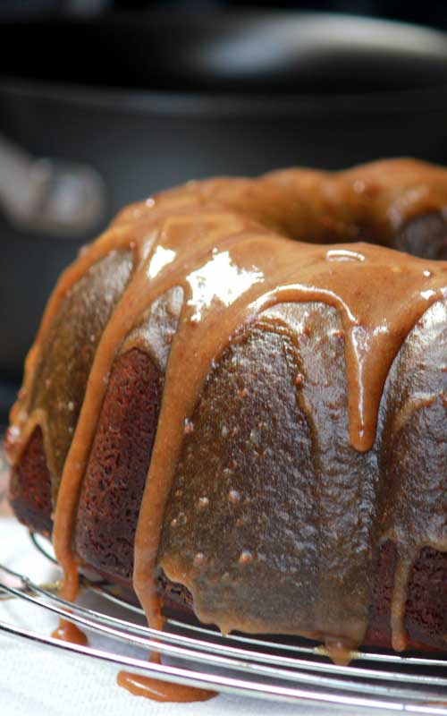 The best Double Caramel Pound Cake on the web! My family has made this for decades, and it is definitely an old time favorite.