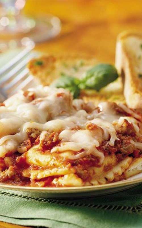 Get a jump start on a delicious casual dinner. Make this Do-Ahead Ravioli Sausage Lasagna the day before and tuck it in the fridge for next-day baking.