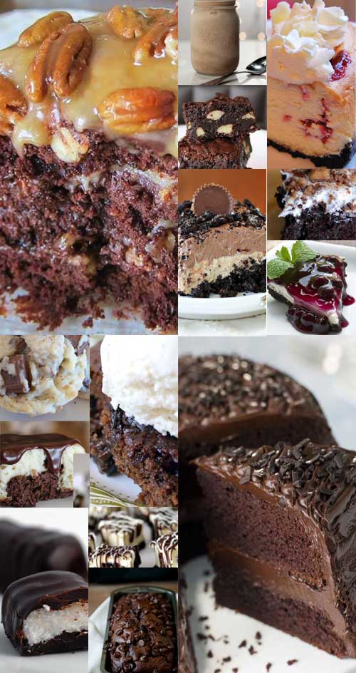 Who doesn't love themselves a treat made from chocolate? We have gone through our archives and gathered our 20 most popular recipes, containing the most popular flavor on the planet; CHOCOLATE!