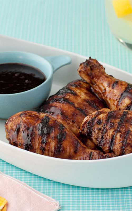 This recipe for Chicken or Steak with Balsamic BBQ Sauce is soo soo good. The sauce is a great for chicken, steak, ribs and our favorite; pork steaks!