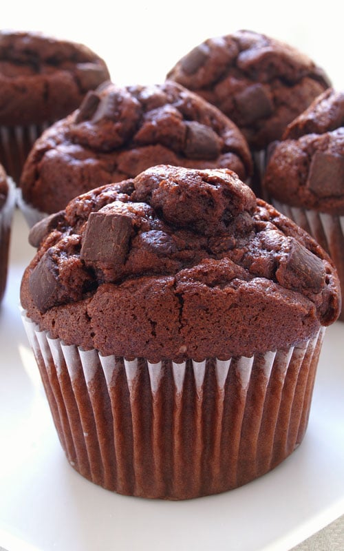 A delicious chocolate chunk muffin mix for when the chocolate chips just won't cut it. An easy to make recipe for a sweet treat in the morning.