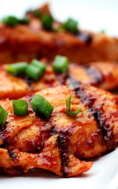Recipe for Spice Rubbed Grilled Chicken - The BEST Grilled Chicken Recipe you'll ever have! Full of flavor from an easy spice rub, moist, and done in less than 20 minutes!